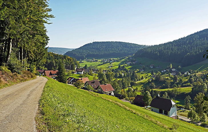 nordlige Schwarzwald, Baiersbronn, ler valley, natur, Schwarzwald, Se, bjerge