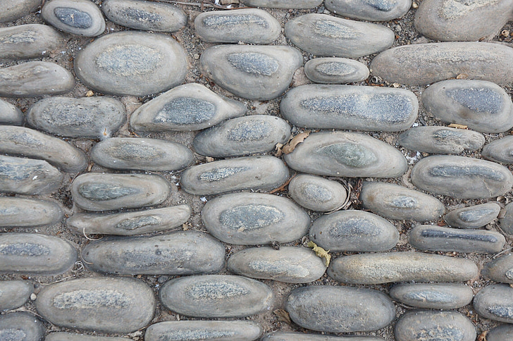 kamenje, kameni pod, tlo, struktura, podovi, na vrhu, prirodni kamen