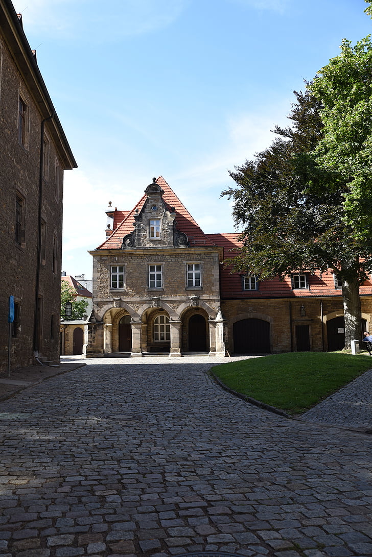 Merseburg, Page d’accueil, vieux, Historiquement, maison ancienne, architecture, bâtiment
