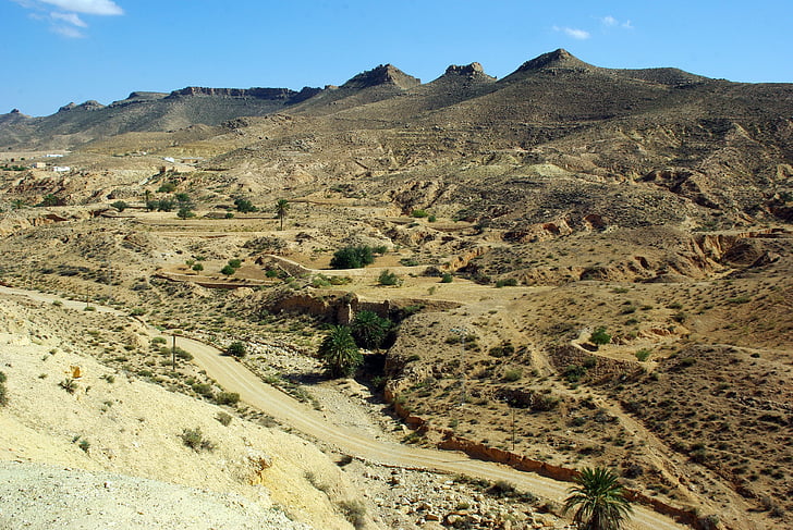 Tunisia, Atlas, Desert, minerale, căldură, seceta