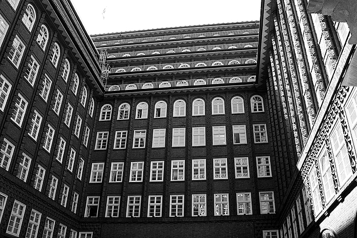 Hamburg, Chili-huis, het platform, gebouw