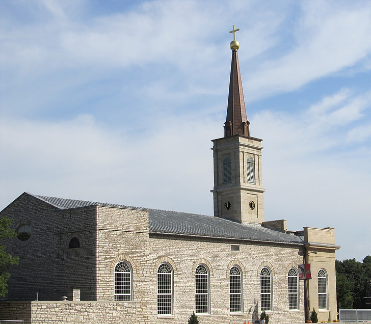 székesegyház, régi, történelmi, Saint louis, Missouri, Amerikai Egyesült Államok, bazilika
