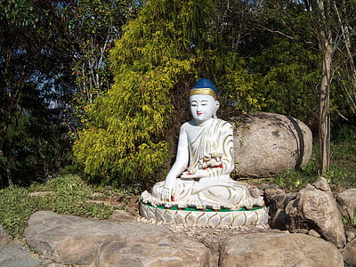 ο Βούδας, κινέζικα Βούδα, γλυπτική, Βουδιστικής ναός, agouti, Σάο Πάολο, Βραζιλία
