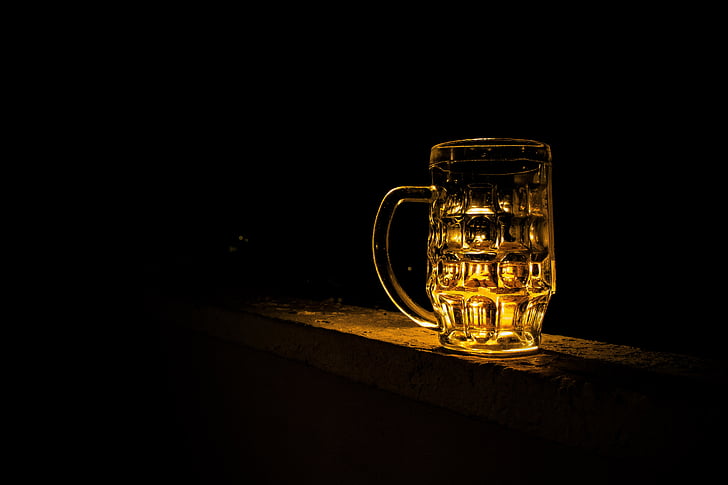 bir, segelas, Piala, alkohol, minuman, bir - alkohol, pub