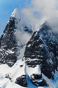 mountains, antarctica, ice, ice bergs, scenery, landscape, iceberg