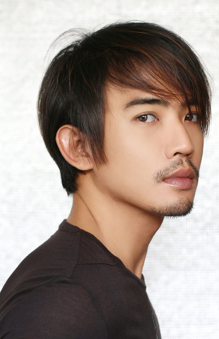 short hair, face, the person, men's, thailand, model