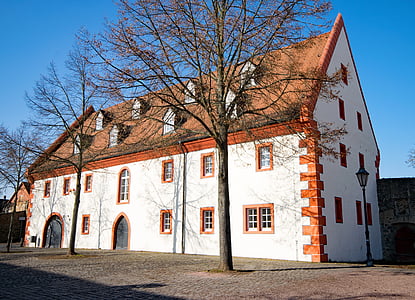 Hanau, Steinheim, Hesse, Německo, staré město, hrad, zajímavá místa