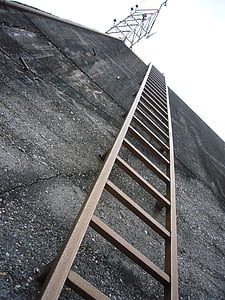 ladder, landscape, country
