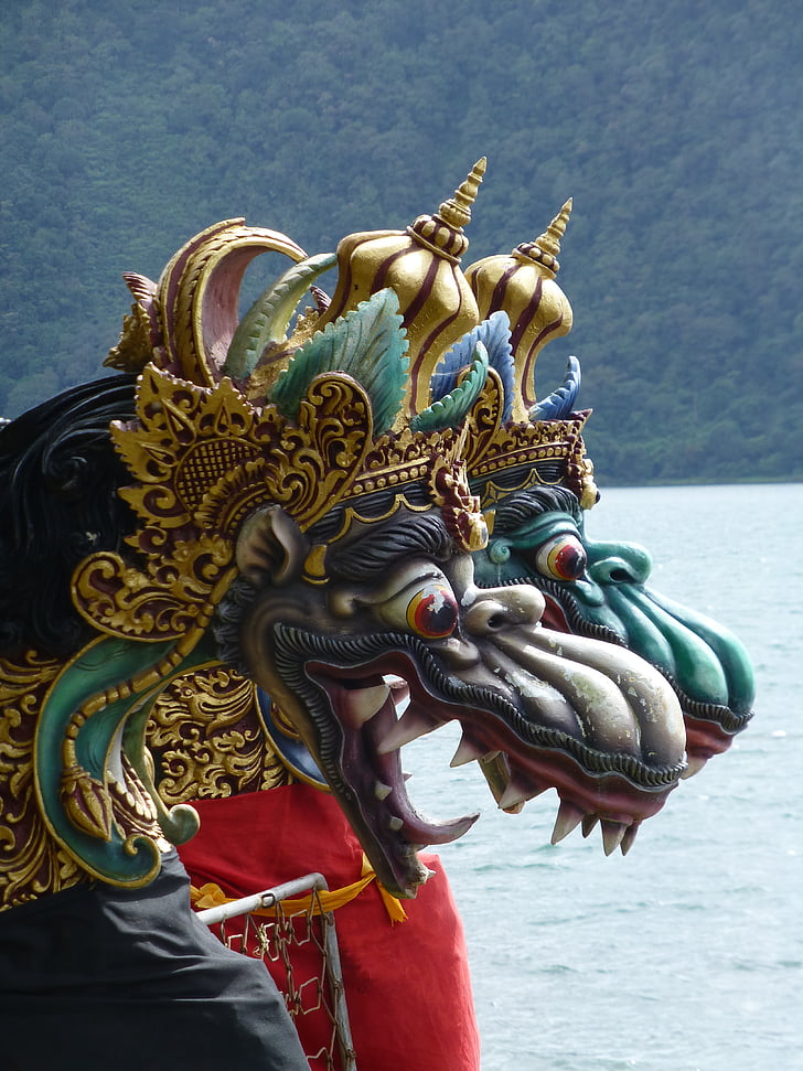 Dragons, templet, historiskt monument, Asia