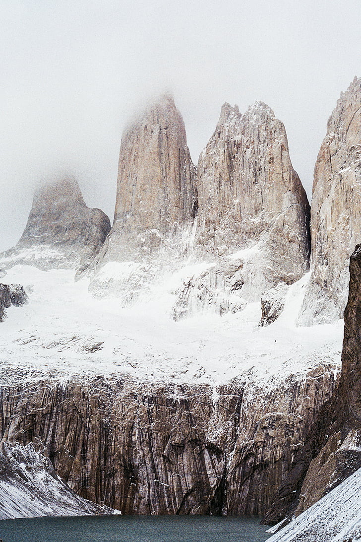 35mm, eventyr, Chile, Glacier, vandretur, søen, bjerge