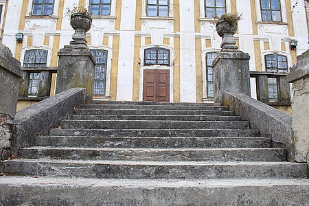castle, input, stairs, staircase