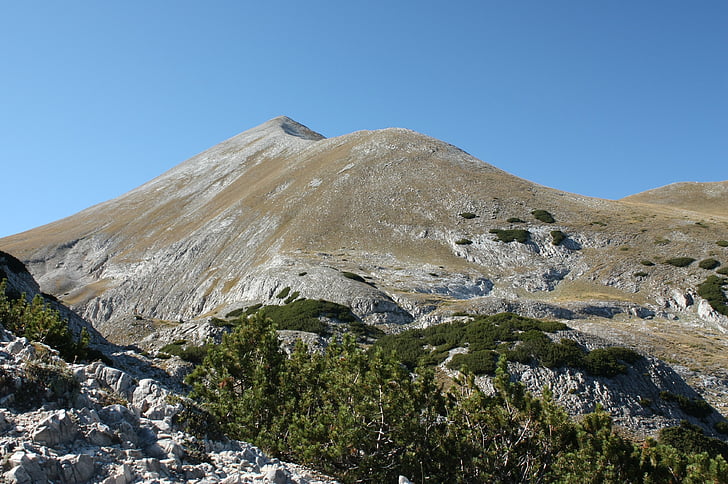 Pirin, kutelo, táj, ősz, rock, Vihren-csúcs, hegymászás