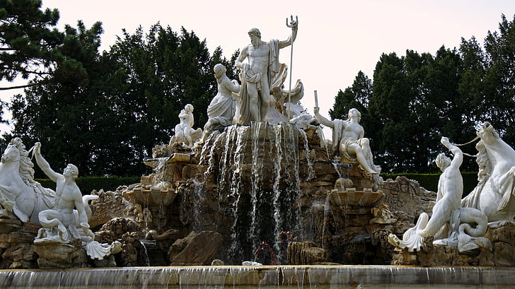 Schönbrunn palace, Áo, Vienna, Schönbrunn, lâu đài, Castle park, kiến trúc