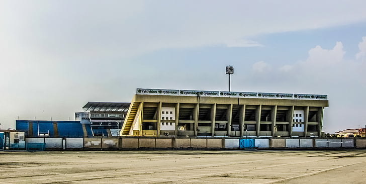 Stadion, weergave, het platform, bouw, Cyprus, Paralimni