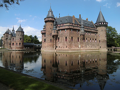 castle, netherlands, de haar, architecture, landmark, museum