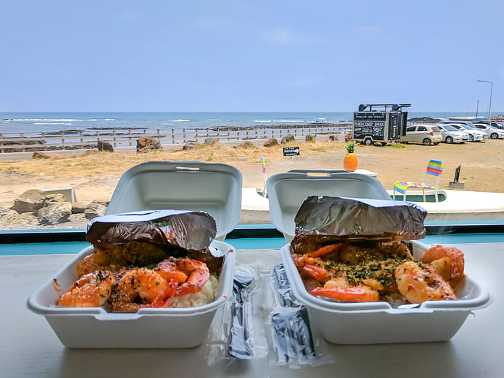 crevettes, cuisine, alimentaire, Jeju, Bob