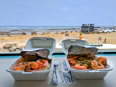 Krevety, vaření, jídlo, Jeju, Bob