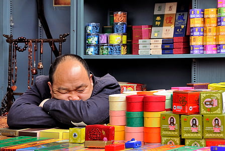 αγορά, κοιμάται, Ετέλ, θυμίαμα, ύπνος, Pekin, Πεκίνο