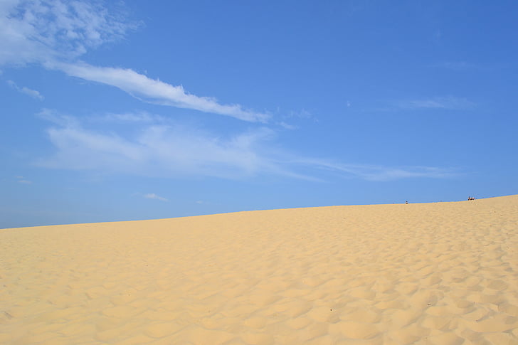 Pyla dune, Dune, Sand, Pilat dune, sommar, landskap, öken