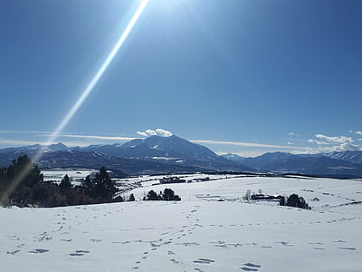 berg, Colorado, natuur, landschap, Rocky, sneeuw, Colorado bergen