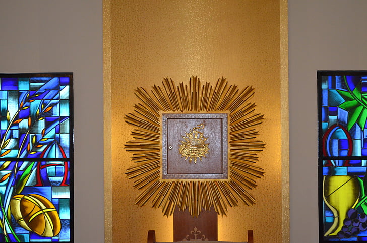 kerk, Sao paulo apostel, Santos, Jezus eucharistische