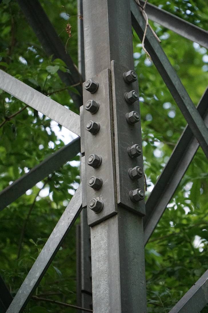 connection, gland, screw, mother, frame, mast, metal