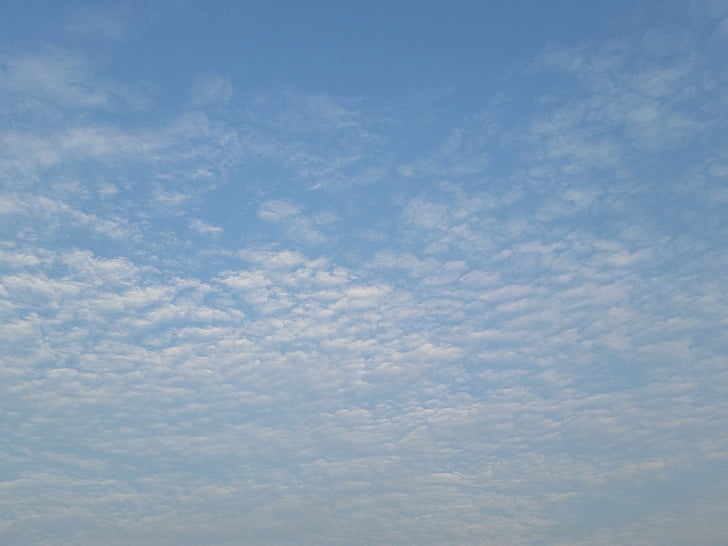 天空, 云彩, 蓝色, 自然, 天气, 空气, 背景