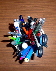 pero, psací nástroj, kancelář, Schreiber, kancelářské doplňky, kancelářské potřeby