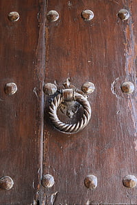 puerta, antiguo, madera