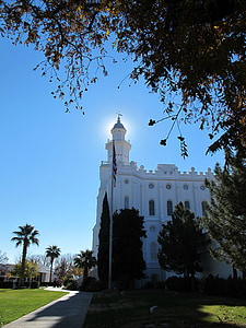 Szent György, templom, Mormon, Utah, istentisztelet, hit, templom