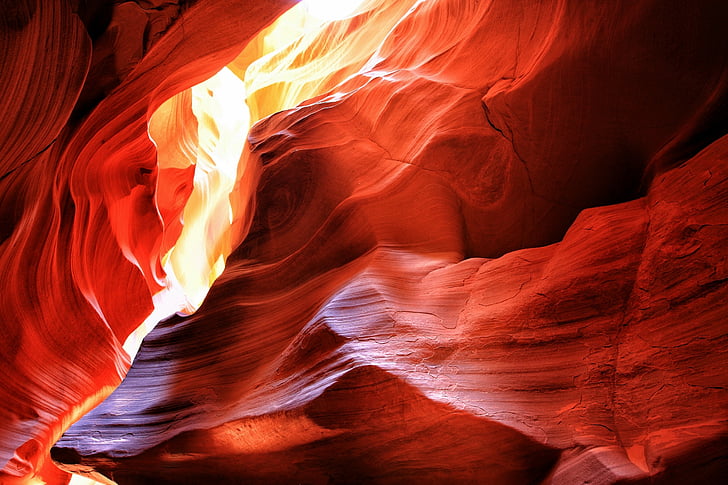 Antel lano canyon, Canyon, západ, Spojené štáty americké, Príroda, žiadni ľudia, krása v prírode