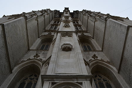 Mechelen, Torre, edificio, Iglesia, arquitectura, fachada, San rombautstoren