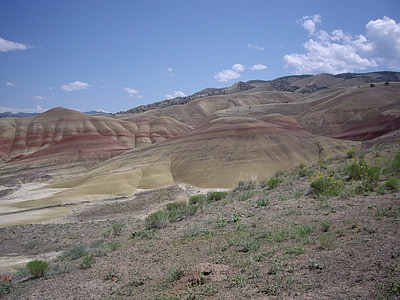 Hill, Desert, skaly, Príroda, suchých, suché, kríky
