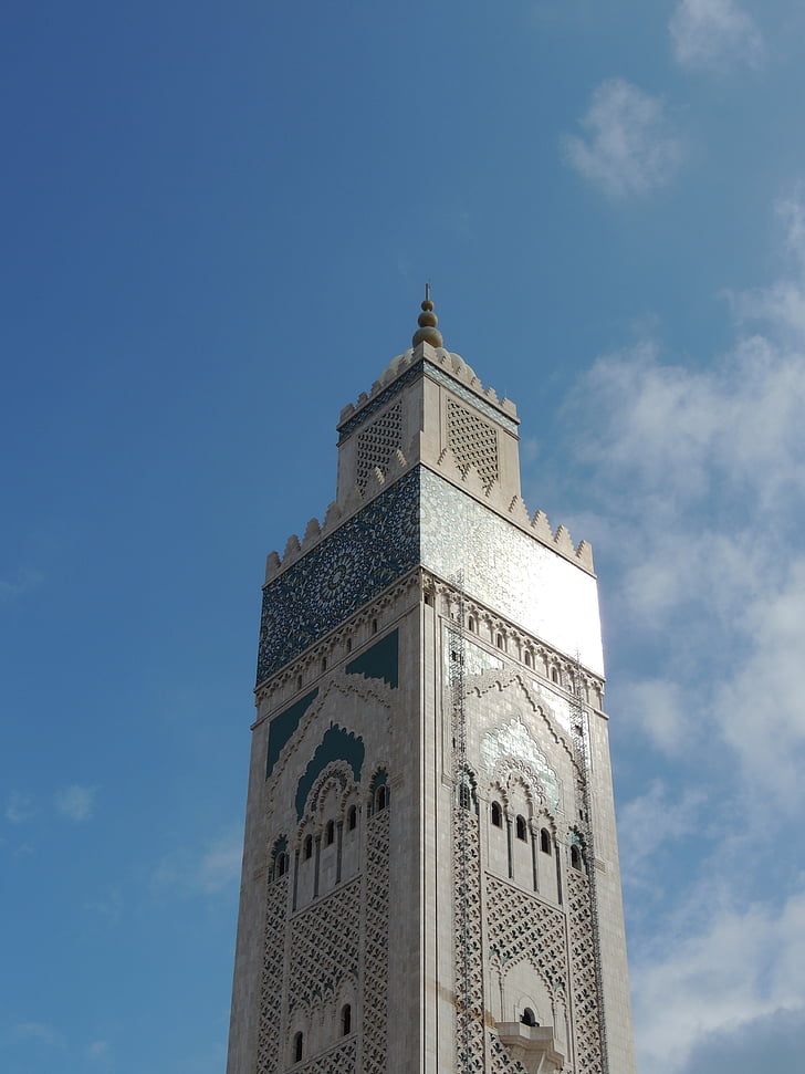 Hassan 2 moskeija, moskeija, Casablanca, Hassan, Marokko, Islam, arkkitehtuuri