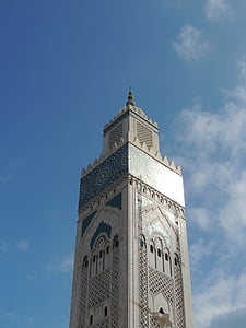 Hassan 2 mosque, mešita, Casablanca, Hassan, Maroko, islam, Architektúra