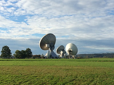 Antena satelitarna, talerz radaru, Radar, Teleskop, zwierciadeł, nadajnik, odbiornik