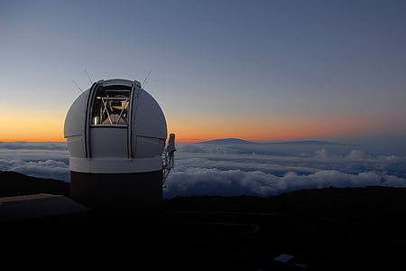 Observatorio, pan-starrs, telescopio panorámico, sistema de respuesta rápida, cámaras, paisaje, Scenic