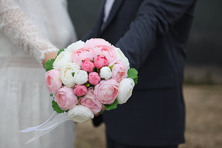 花束, 婚礼, 设置, 花, 庆祝活动, 玫瑰-花, 举行