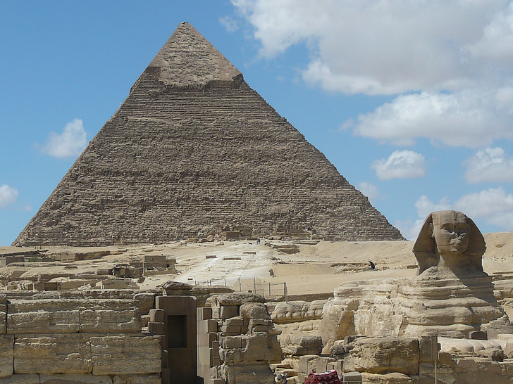 pyramídy, Sphinx, Cairo, Egypt, Archeológia, chrám, Staroveké