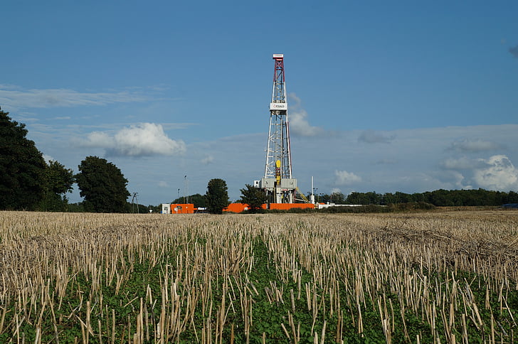 gas, oil rig, drilling rig