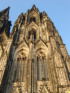 Köln, arhitektura, katedrala, dom, cerkev, mejnik, stavbe