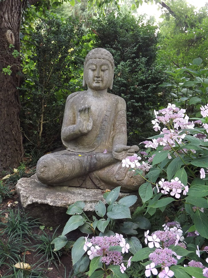 Bouddha, Figure, statue de, sculpture, bouddhisme, fernöstlich, Zen