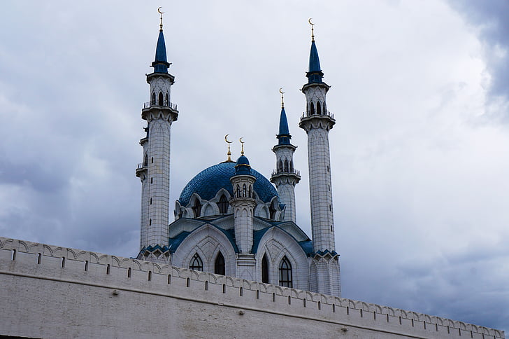 Kazan, Kreml, moskén, arkitektur, staden, historia, resa