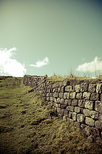 Hadrians mur, monument, strukturer, bygge, vegg, krigen, krysse monteringssystem