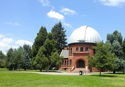observatorija, ēka, arhitektūra, Astronomija, dome, orientieris, Denver