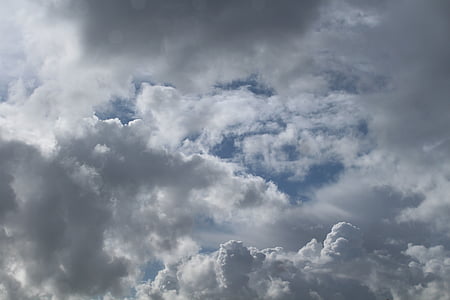 felhők, Borús, sötét felhők