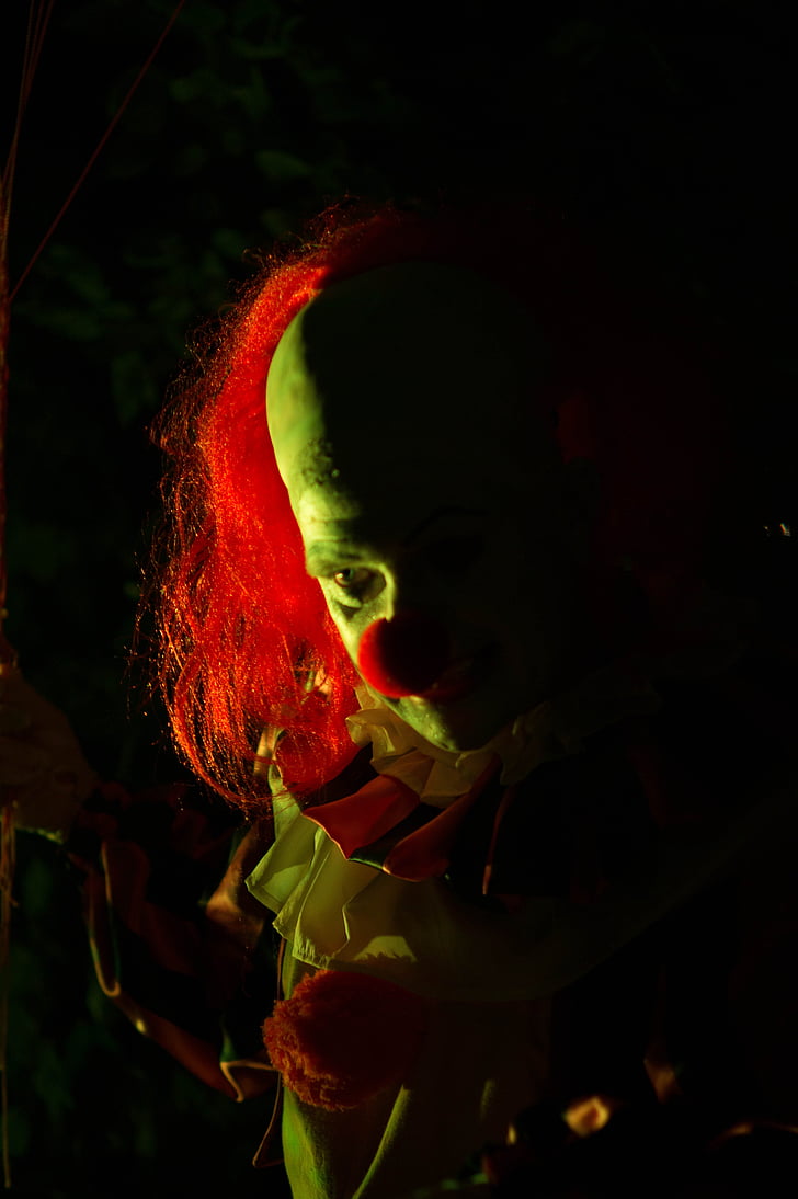 clown, Halloween, horreur, chair de poule