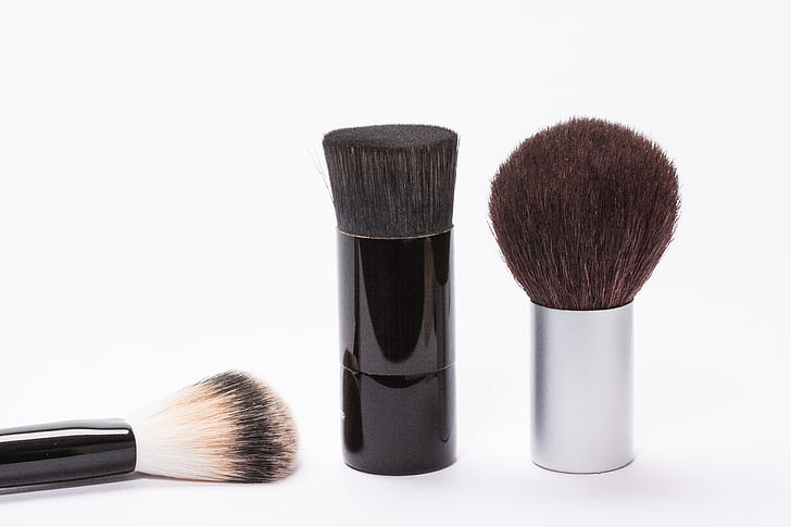 brush, cosmetics, kabuki-pnsel, makeup, make up, bristles, hair