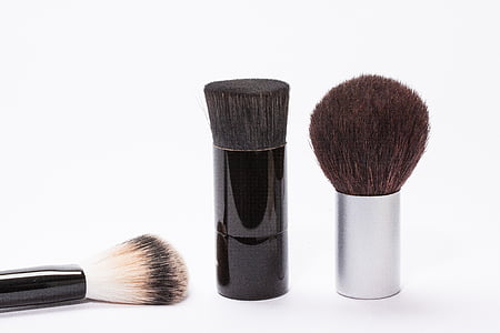 brush, cosmetics, kabuki-pnsel, makeup, make up, bristles, hair