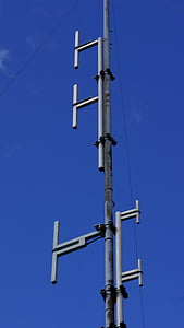 基站, 桅杆, 天线, 的数据传输, 信号